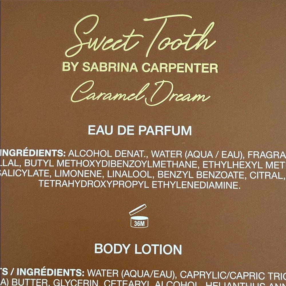 Sweet Tooth Gift Set by Sabrina Carpenter Caramel Dream - Picture 2 of 2